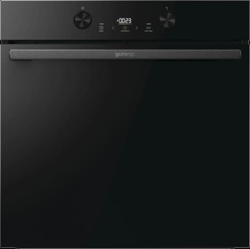 תנור בנוי Gorenje גורניה דגם BOS6737E05DBG נפח 77 ליטר עם תוכנית פיצה 300°C ודלת קרה | משלוח מהיר