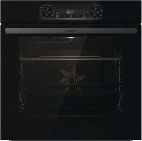 תנור אפייה בנוי Gorenje BOS6737E20BG גורנייה שחור 60 ס"מ כולל 12 תוכניות ואדים בנפח 77 ליטר