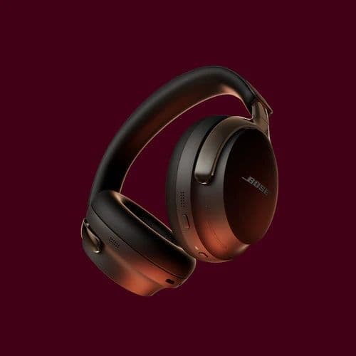 אוזניות ביטול רעשים Bose QuietComfort Ultra 2nd Gen בוס שחור עם עד 30 שעות חיי סוללה | יבואן רשמי | משלוח מהיר