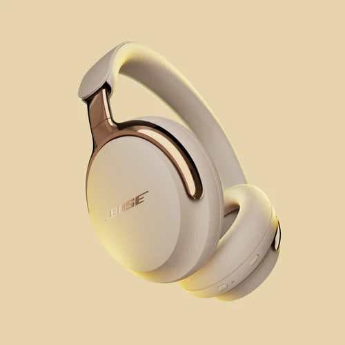 אוזניות ביטול רעשים Bose QuietComfort Ultra 2nd Gen בוס חול מוזהב עם עד 30 שעות חיי סוללה | יבואן רשמי | משלוח מהיר