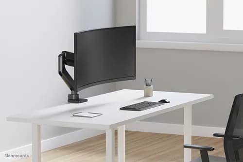 Neomounts DS70PLUS-450BL1 – זרוע שולחנית למסכי מחשב עד 49 אינץ' עם מנגנון גז | יבואן רשמי