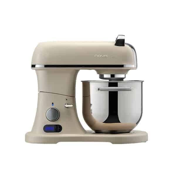מיקסר מקצועי לבצק DAVOPRO DSM5745 דאבו פרו מנוע 1800 וואט כולל שתי קערות 7 וגם 8 ליטר - צבע קרם - יבואן רשמי