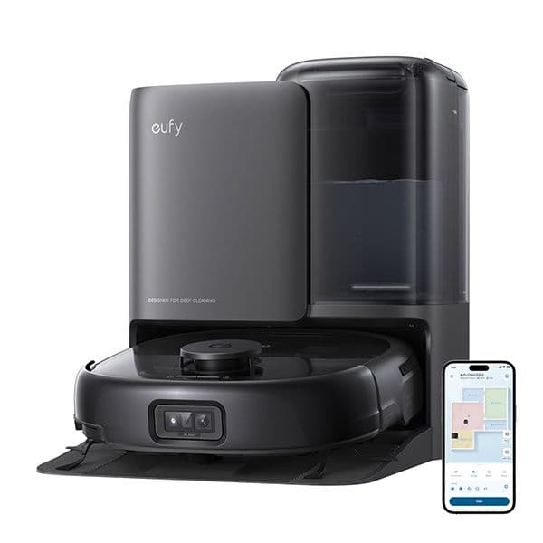 שואב אבק רובוטי שוטף eufy Robot Vacuum Omni E25 – תחנת All-in-One עם שאיבה 20,000Pa - יבואן רשמי | משלוח מהיר