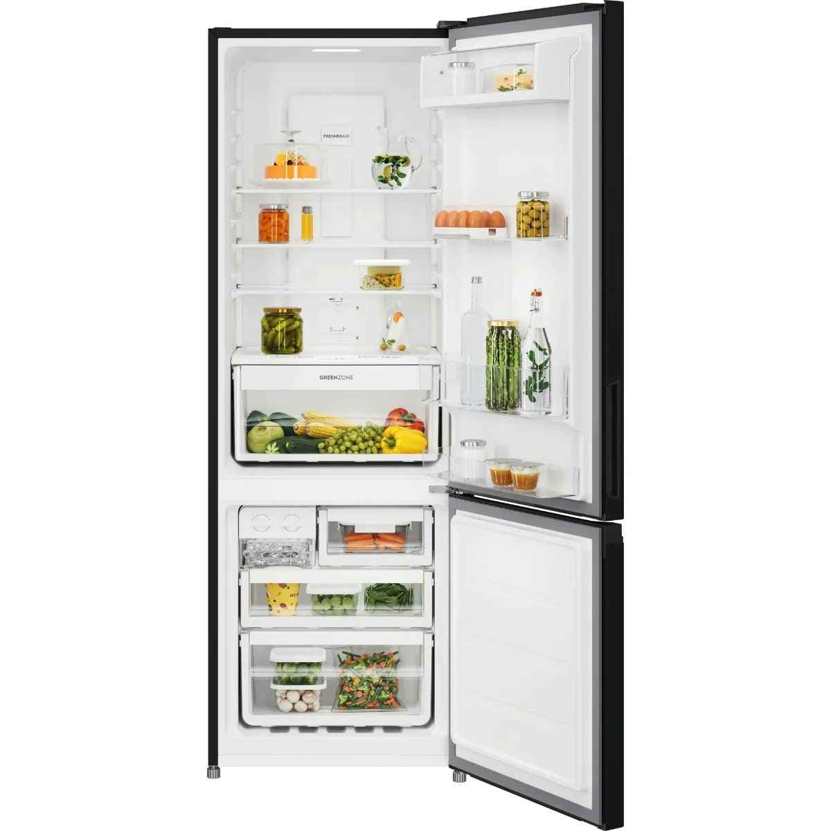 מקרר מקפיא תחתון 2 דלתות Electrolux EBM3402L-B אלקטרולוקס אינוורטר 342 ליטר עם מנגנון שבת יבואן רשמי