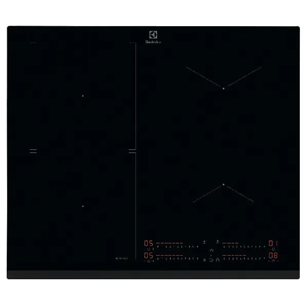 כיריים אינדוקציה Electrolux EIS62450 אלקטרולוקס שחור מולטיזון עם 4 אזורים 7350W מיוצר בגרמניה יבואן רשמי