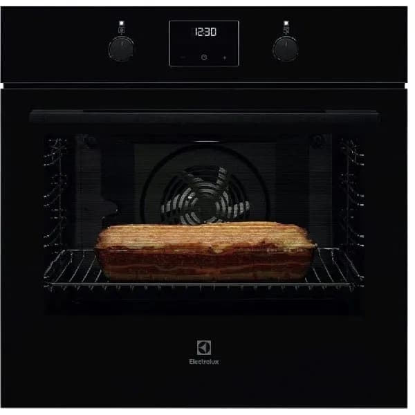 תנור בנוי Electrolux EOH3101K אלקטרולוקס שחור בנפח 72 ליטר כולל 9 תוכניות וטורבו אקטיבי יבואן רשמי