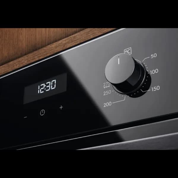 תנור אפייה בנוי רב תכליתי Electrolux EOH6221K אלקטרולוקס בזכוכית שחורה 71 ליטר טורבו יבואן רשמי