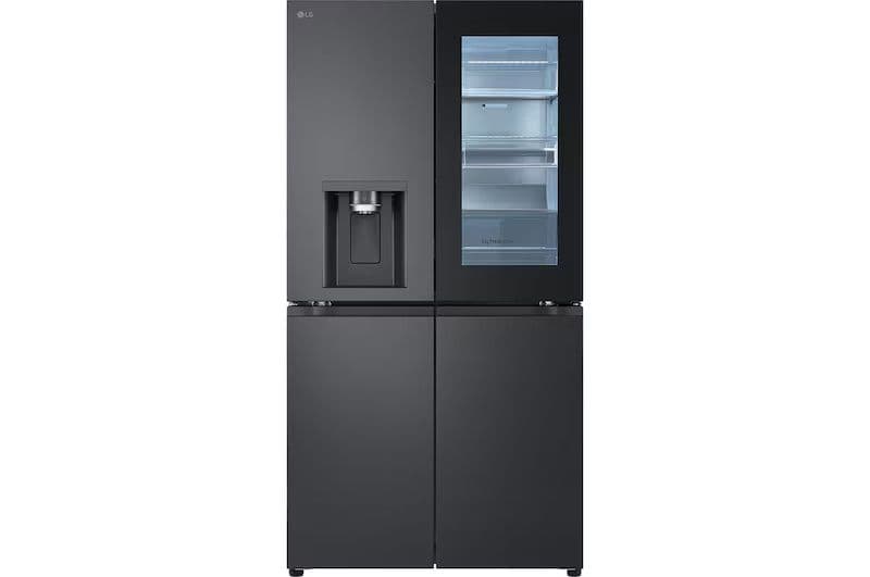 מקרר 4 דלתות LG GMG960 – ‏638 ליטר עם Knock Knock ובר מים וקרח גימור שחור מט | משלוח מהיר