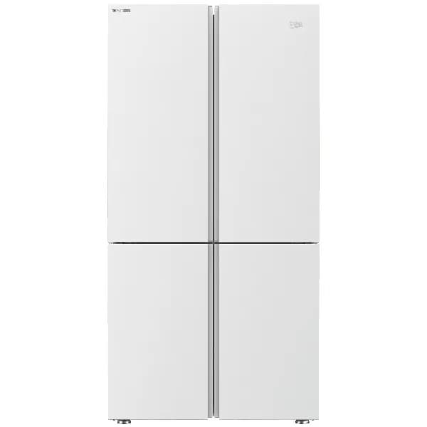 מקרר 4 דלתות BEKO GN1406223GW זכוכית לבנה 572 ליטר עם מצב שבת | יבואן רשמי-משלוח מהיר
