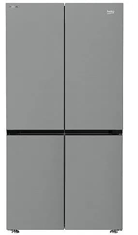 מקרר 4 דלתות BEKO GN1406223XP נירוסטה מוברשת 572 ליטר עם מצב שבת | יבואן רשמי