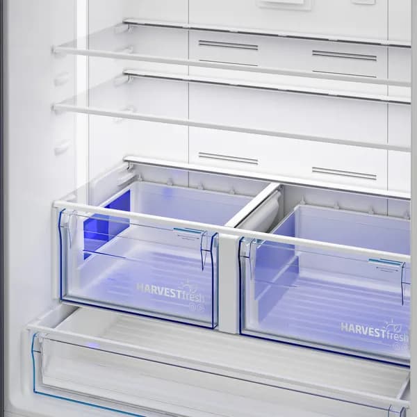 מקרר 4 דלתות BEKO GN1406226XBR נירוסטה מושחרת 572 ליטר עם HarvestFresh ומצב שבת | יבואן רשמי-משלוח מהיר