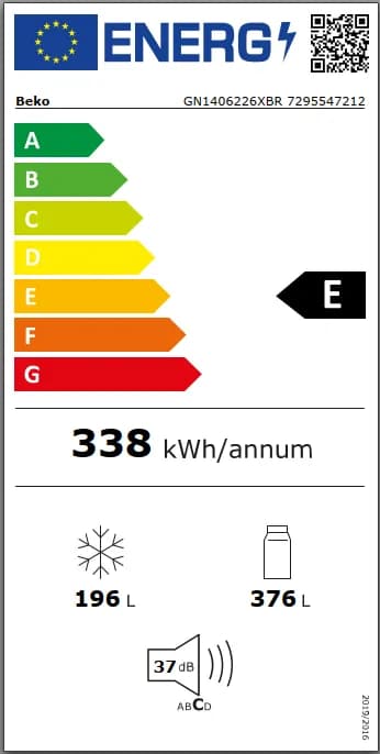 מקרר 4 דלתות BEKO GN1406226XBR נירוסטה מושחרת 572 ליטר עם HarvestFresh ומצב שבת | יבואן רשמי-משלוח מהיר