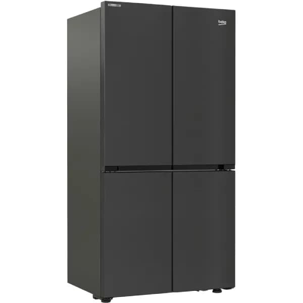 מקרר 4 דלתות BEKO GN1406226XBR נירוסטה מושחרת 572 ליטר עם HarvestFresh ומצב שבת | יבואן רשמי-משלוח מהיר