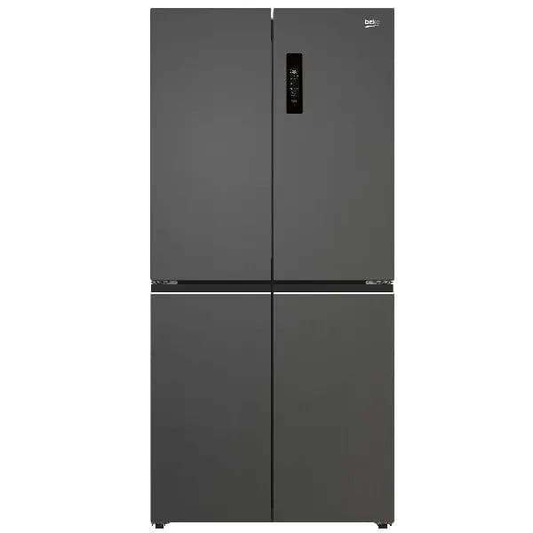 מקרר 4 דלתות BEKO GN91601DX – ‏601 ליטר נירוסטה מושחרת עם HarvestFresh | יבואן רשמי-משלוח מהיר