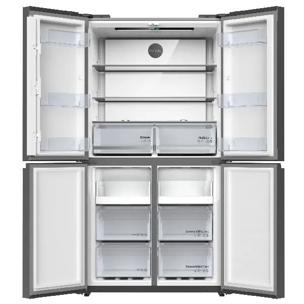 מקרר 4 דלתות BEKO GN91601XP – נפח 601 ליטר עם HarvestFresh ומצב שבת | יבואן רשמי-משלוח מהיר