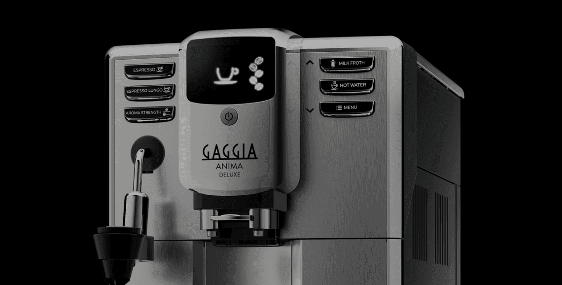 Gaggia Anima Deluxe - מכונת קפה אוטומטית איטלקית עם מקציף חלב | יבואן רשמי