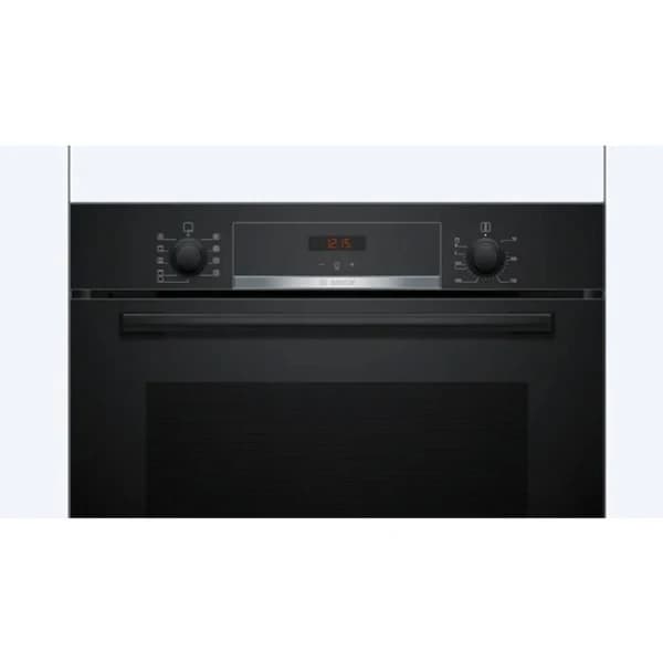 תנור בנוי Bosch HBA514BB3 בוש שחור 60 ס"מ בנפח 71 ליטר עם טורבו תלת ממדי 3D | משלוח מהיר