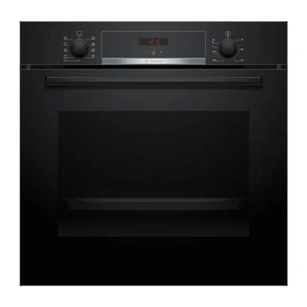 תנור בנוי Bosch HBA514BB3 בוש שחור 60 ס"מ בנפח 71 ליטר עם טורבו תלת ממדי 3D | משלוח מהיר