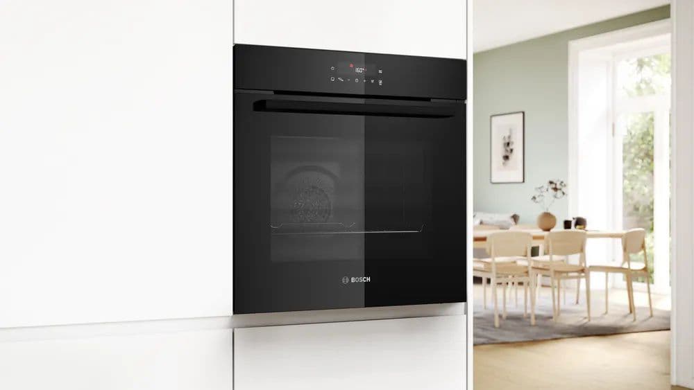 BOSCH HBA571BB4 - תנור אפייה בנוי פירוליטי 60 ס"מ בוש מסדרת Serie 2 בצבע שחור