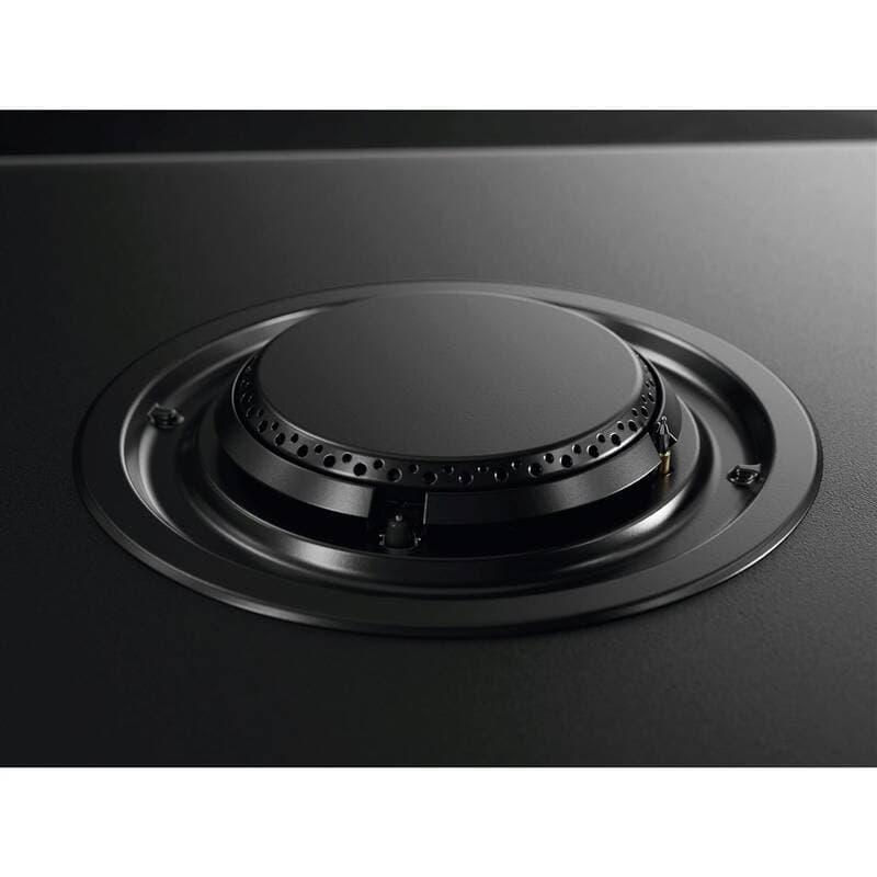 כיריים גז שחור מט AEG HKB75423NL – ‏75 ס״מ, 5 להבות, Vertical Flame ו-StepPower