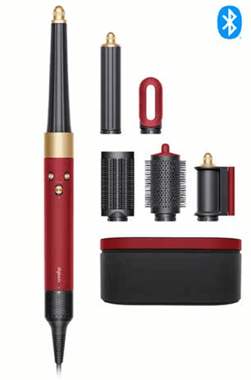 מעצב שיער Dyson Airwrap i.d. HS08 דייסון אדום קטיפה גולד 1300W - יבואן רשמי