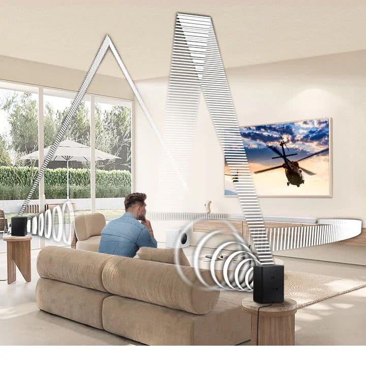 מקרן קול Samsung HW-S701D לבן – סאונד 3.1 עם Dolby Atmos אלחוטי וסאב אלחוטי | יבואן רשמי-משלוח מהיר