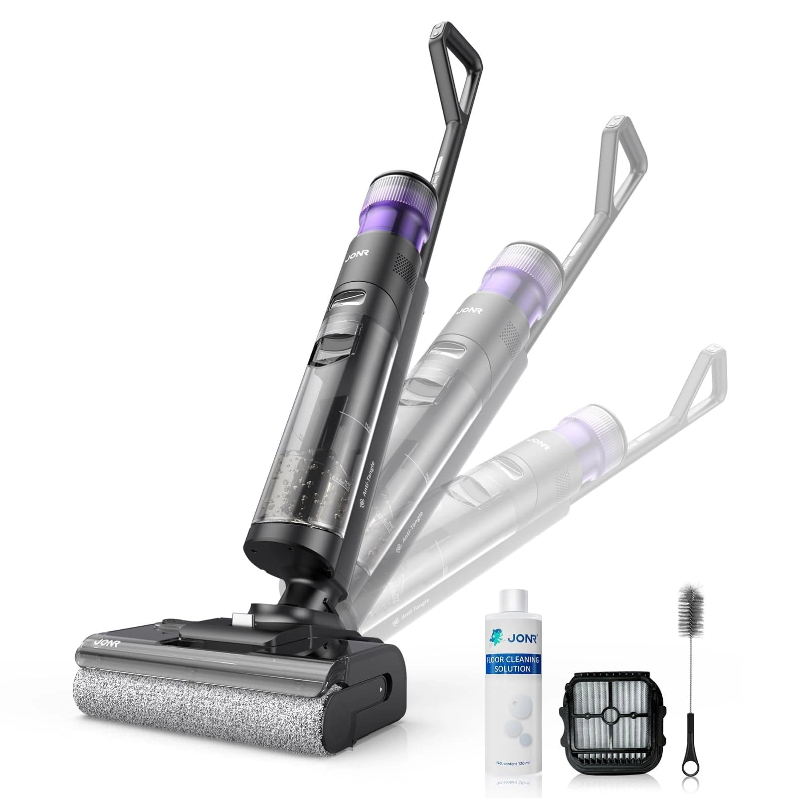 JONR ED12 Pro Max – שואב שוטף רצפות עם מים חמים, שאיבה עוצמתית 17,000Pa ועיצוב Lie-Flat 180° | יבואן רשמי-משלוח מהיר