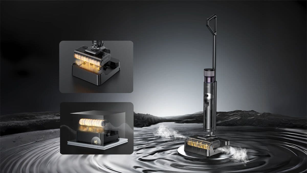 JONR ED12 Pro Max – שואב שוטף רצפות עם מים חמים, שאיבה עוצמתית 17,000Pa ועיצוב Lie-Flat 180° | יבואן רשמי-משלוח מהיר