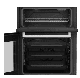 תנור משולב כיריים Beko KFDM62128BW בקו 60 ס"מ דו תאי לבן 110 ליטר עם 4 מבערי גז ופלטת שבת | יבואן רשמי