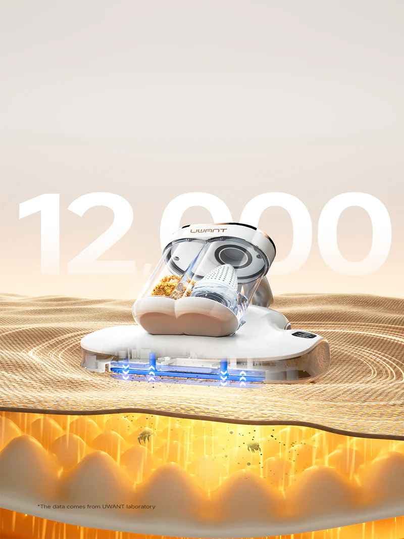 שואב מזרנים UWANT M400 בעוצמת 13,800Pa עם פטנט מיכל כפול ורצועות Dual StaticHair | יבואן רשמי משלוח מהיר