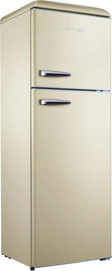 מקרר מקפיא עליון רטרו MONT BLANC MBR-390DF-BEJ מונט בלנק בז' 2 דלתות בנפח 295 ליטר נטו - יבואן רשמי