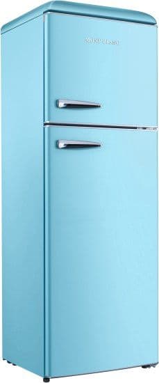 מקרר מקפיא עליון רטרו MONT BLANC MBR-390DF-BLU מונט בלנק כחול 2 דלתות בנפח 295 ליטר נטו - יבואן רשמי