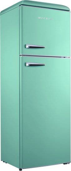 מקרר מקפיא עליון רטרו MONT BLANC MBR-390DF-PS מונט בלנק פיסטוק 2 דלתות בנפח 295 ליטר נטו - יבואן רשמי