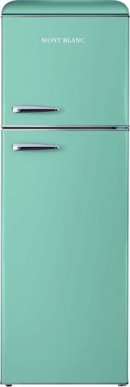 מקרר מקפיא עליון רטרו MONT BLANC MBR-390DF-PS מונט בלנק פיסטוק 2 דלתות בנפח 295 ליטר נטו - יבואן רשמי