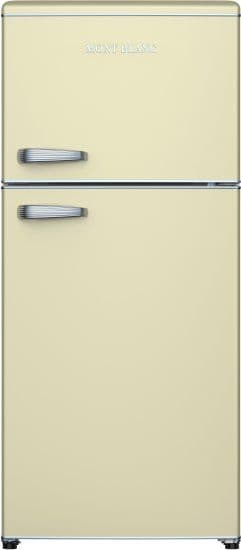 מקרר 2 דלתות מקפיא עליון רטרו Mont Blanc MBR-640FF-BEJ בנפח 518 ליטר NO-FROST בז' - יבואן רשמי