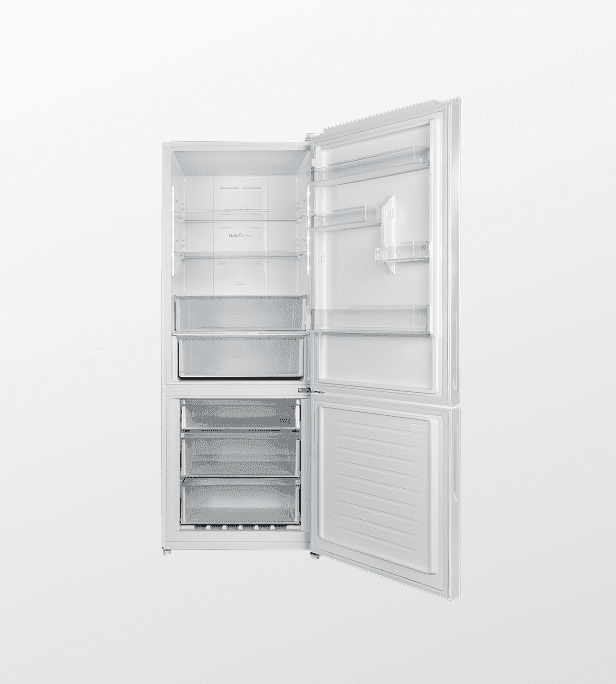 CHiQ MC-R3423WH – מקרר 2 דלתות בנפח 442 ליטר עם מקפיא תחתון, NOFROST ועיצוב לבן | יבואן רשמי