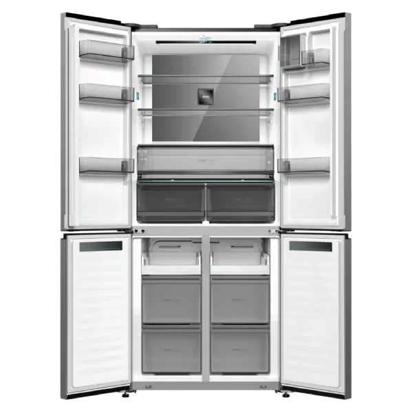 CHiQ MC-R4533DS – מקרר 4 דלתות 510 ליטר נירוסטה מושחרת NoFrost עם מקפיא תחתון | יבואן רשמי