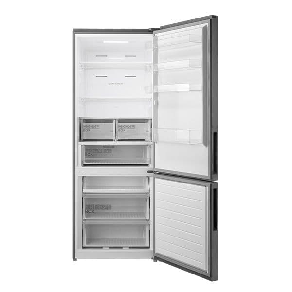 Midea MDRB593FGL46D – מקרר 2 דלתות מקפיא תחתון 435 ליטר No Frost נירוסטה מוברשת | יבואן רשמי