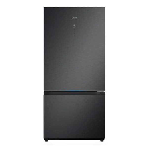 Midea MDRB905FGL45D מקרר 2 דלתות מקפיא תחתון 680 ליטר אינוורטר No Frost מידאה נירוסטה מושחרת | יבואן רשמי