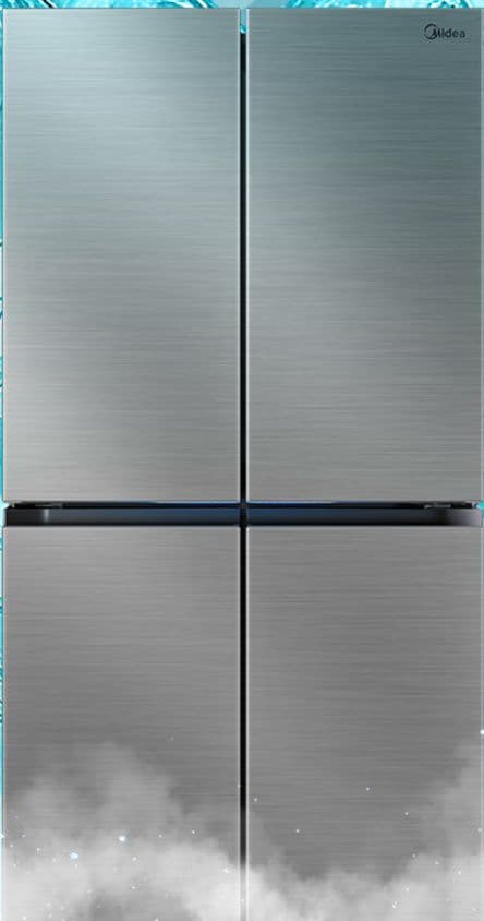 מקרר 4 דלתות Midea MDRM923CIL46M  מקפיא תחתון 706 ליטר מסדרת Space Master נירוסטה | יבואן רשמי