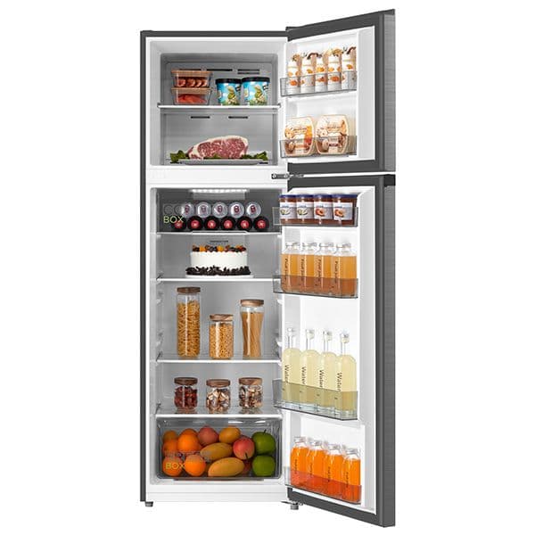 Midea MDRT385MTL46 – מקרר מקפיא עליון 2 דלתות NF בנפח 266 ליטר נירוסטה מוברשת מידאה אינוורטר | יבואן רשמי