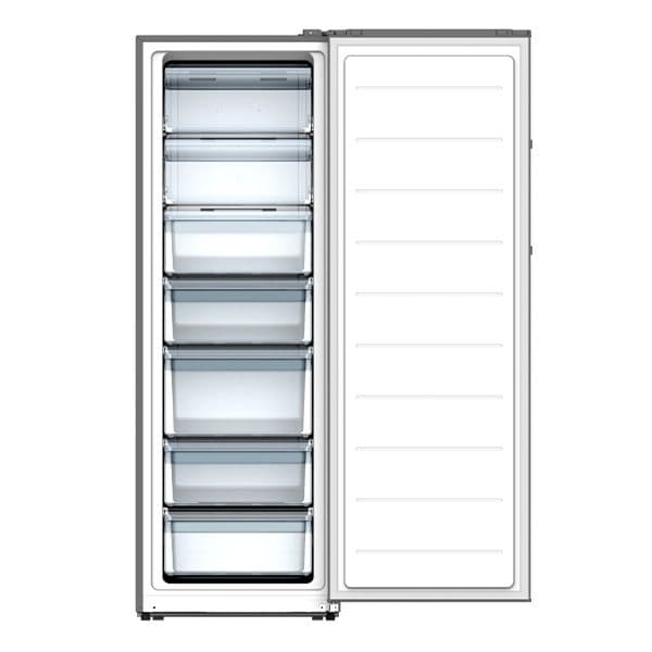 Midea MDRU333FEE02 – מקרר/מקפיא 7 מגירות 238 ליטר No Frost מידאה נירוסטה עם צג דיגיטלי - יבואן רשמי | משלוח מהיר