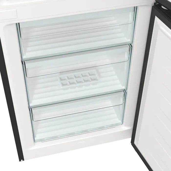 מקרר 2 דלתות מקפיא תחתון Gorenje דגם NRK619EABXL4 גורנייה No Frost נפח 329 ליטר שחור מטאלי - יבואן רשמי