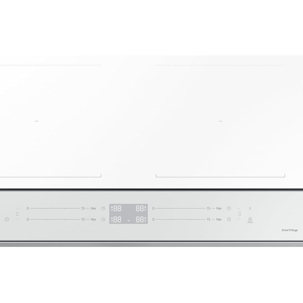 כיריים אינדוקציה Samsung NZ64B5067YH סמסונג 4 אזורי בישול לבן 59 ס"מ עם Slim Fit ו-Dual Flex - יבואן רשמי | משלוח מהיר