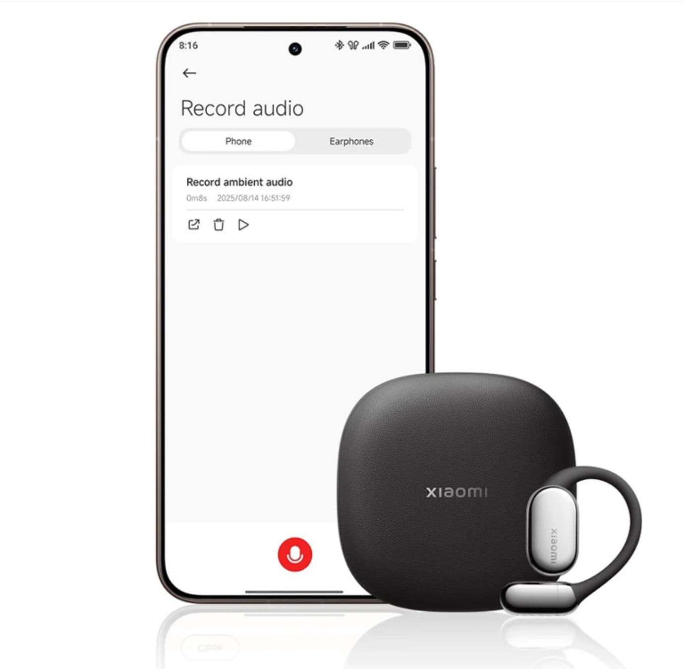 Xiaomi OpenWear Stereo Pro - אוזניות פתוחות שיאומי עם Dual-Mic ENC בצבע שחור | יבואן רשמי