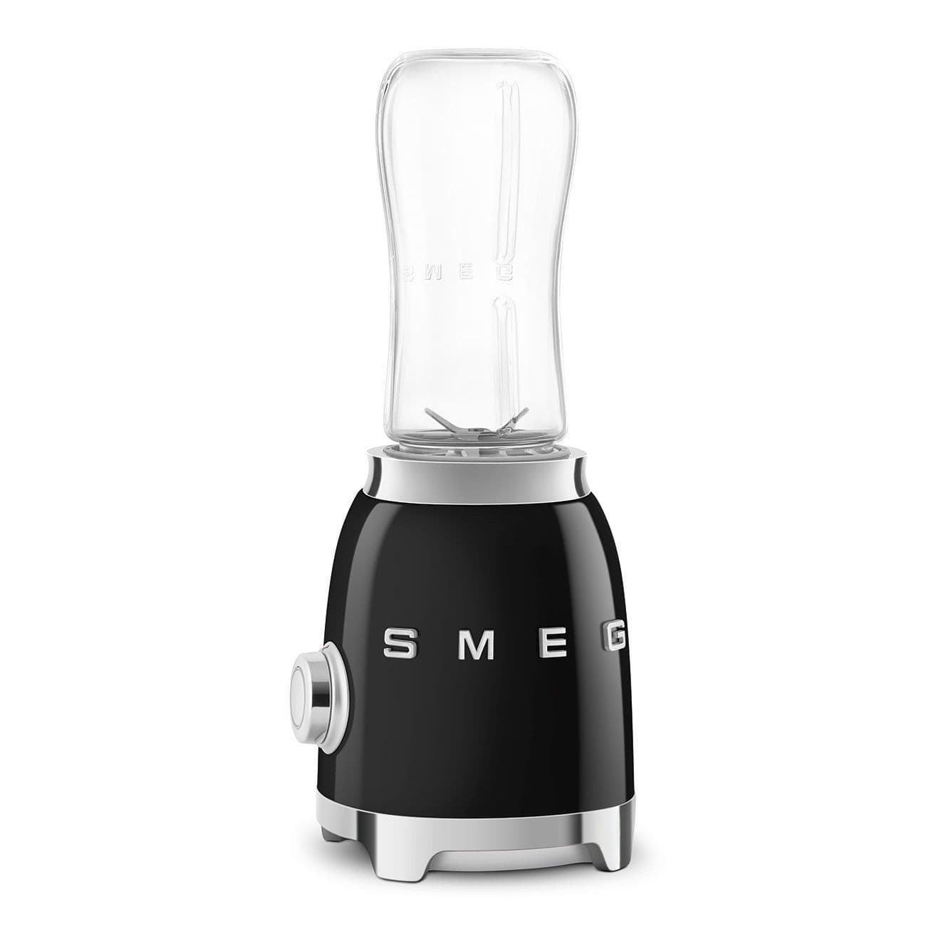 בלנדר אישי Smeg PBF01BLEU שחור בעיצוב רטרו 50’s Style עם 2 בקבוקי To-Go