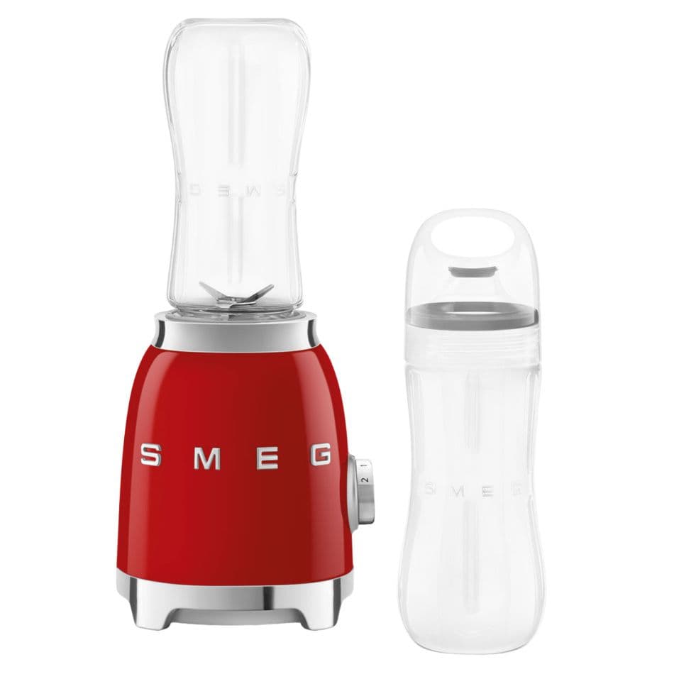 בלנדר אישי Smeg PBF01RDEU אדום בעיצוב רטרו 50’s Style עם 2 בקבוקי To-Go | משלוח מהיר