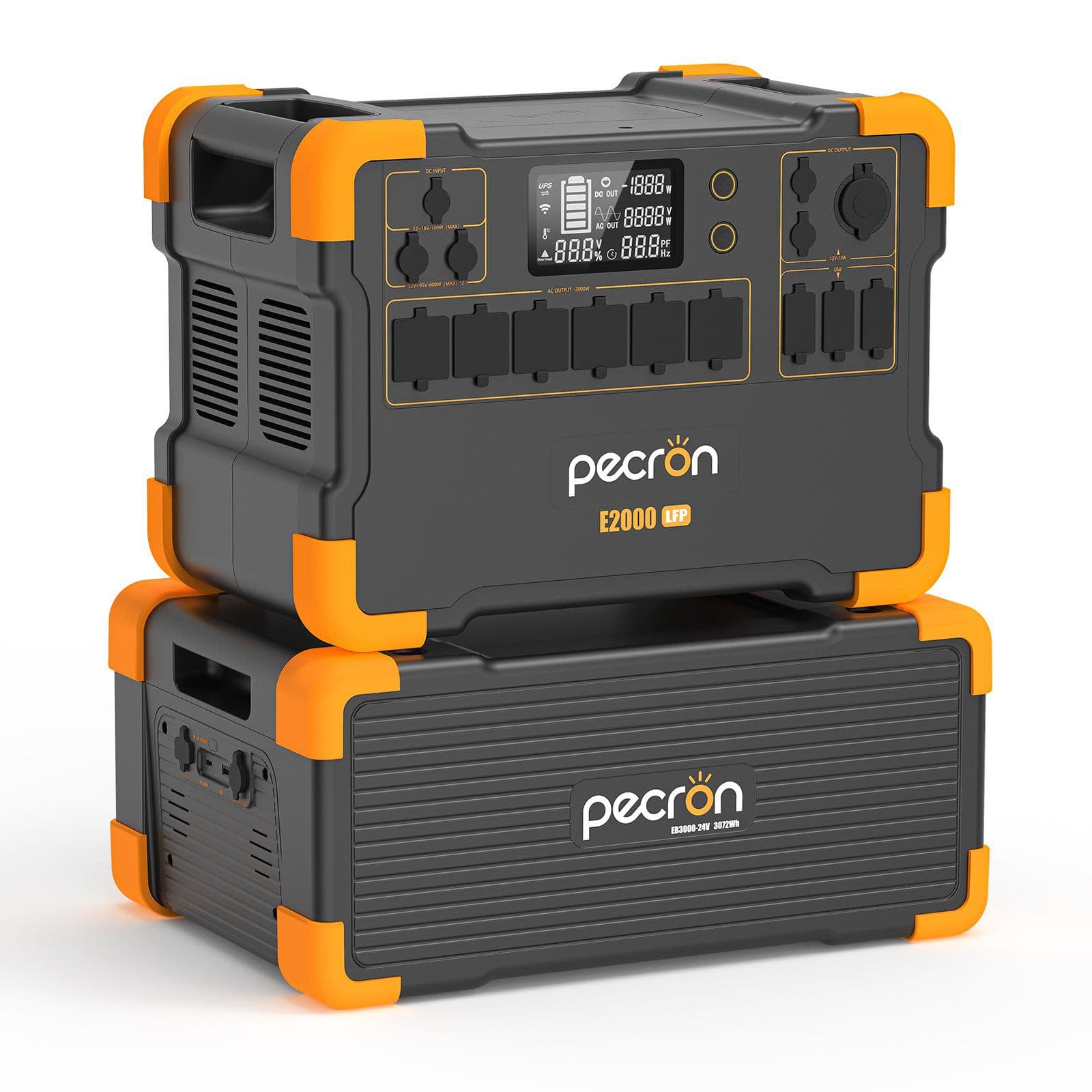 תא הרחבה PECRON EB3000 – סוללת הרחבה 3072Wh לתחנת כוח E2000LFP | יבואן רשמי
