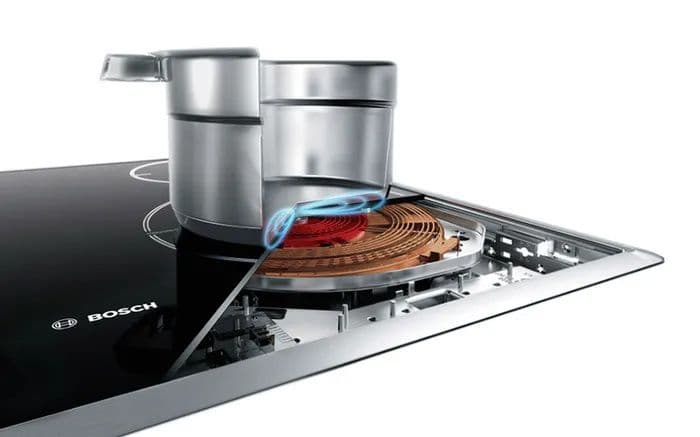 Bosch PIF612BB1E כיריים אינדוקציה בוש 60 ס״מ תלת־פאזי סדרה 4 זכוכית לבנה