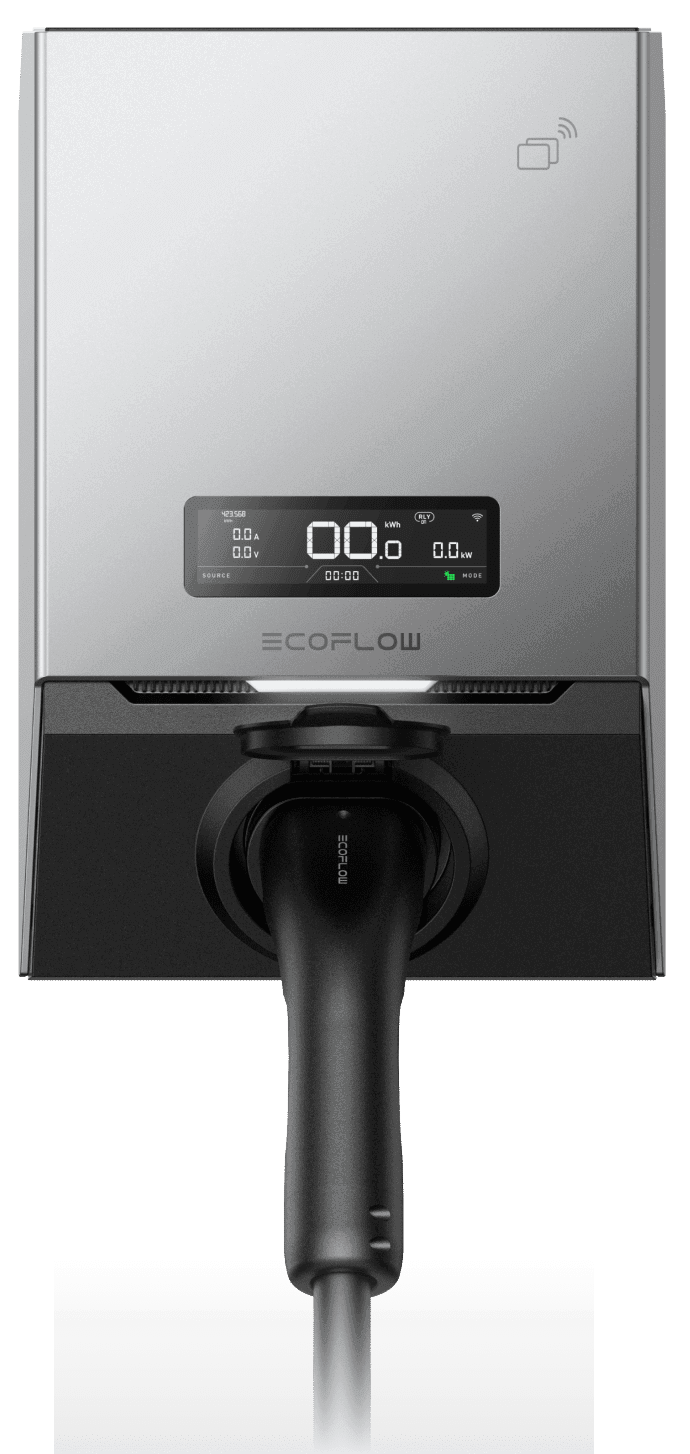 EcoFlow PowerPulse 11KW - עמדת טעינה חכמה לרכב חשמלי לבית ולחניה